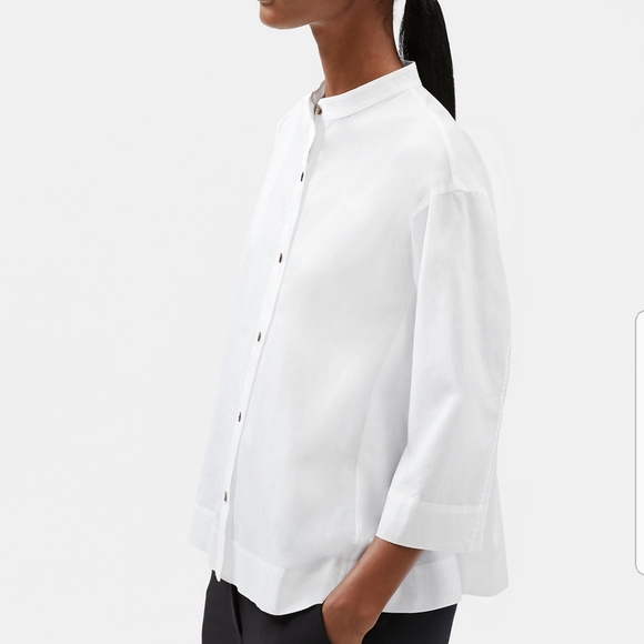 Eileen fisher white tops Clearance
